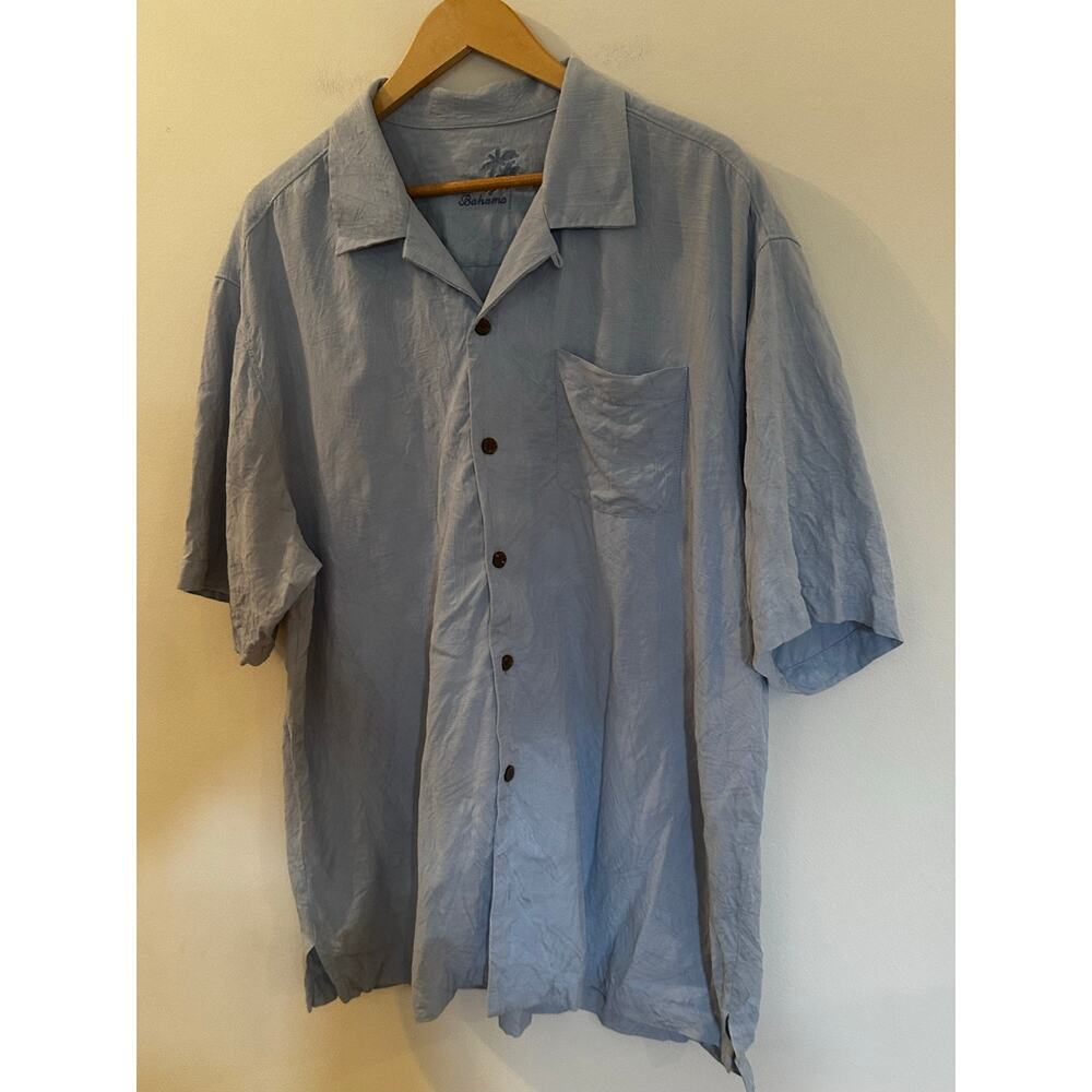 Tommy Bahama Hawaiian 100% silk Short Sleeve Camp Shirt XL Hawaiian Shirt - Picture 4 of 9